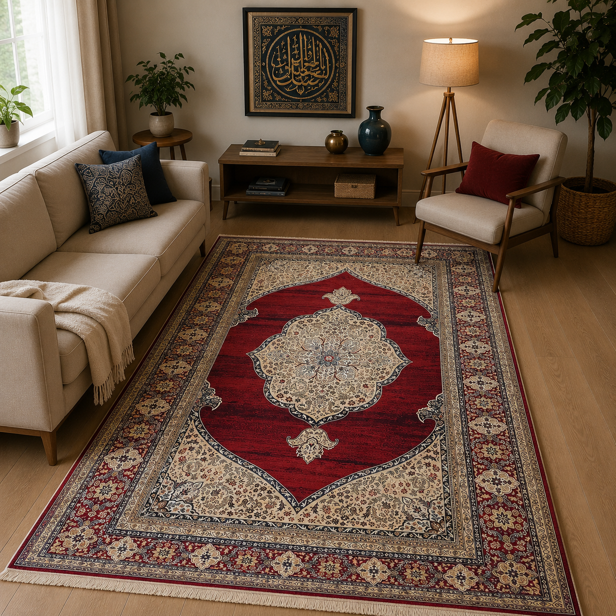 فرشینه طرح ابریشم ترک 6 متری ۱80*280