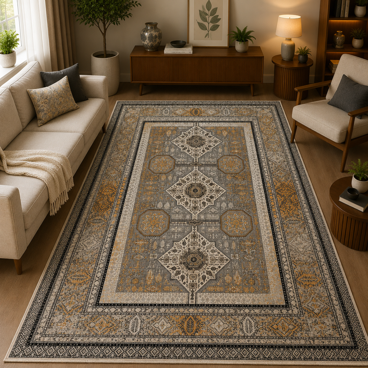 فرشینه طرح ابریشم ترک 6 متری 2*3