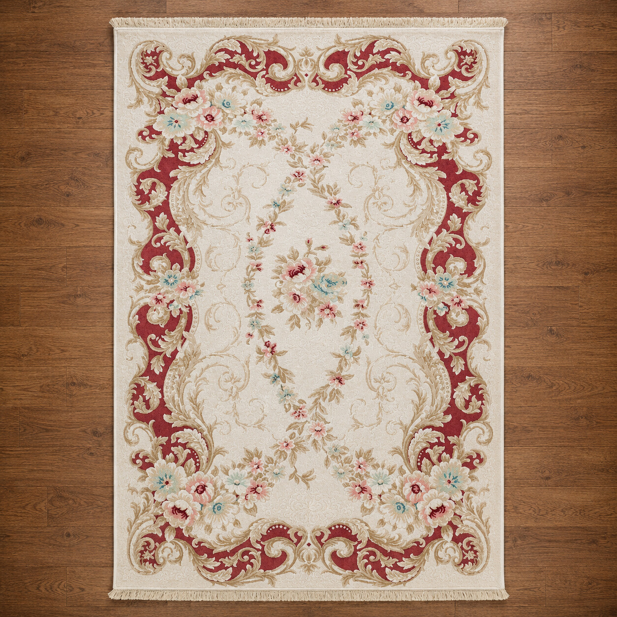 فرشینه طرح ابریشم ترک 3 متری 120*180