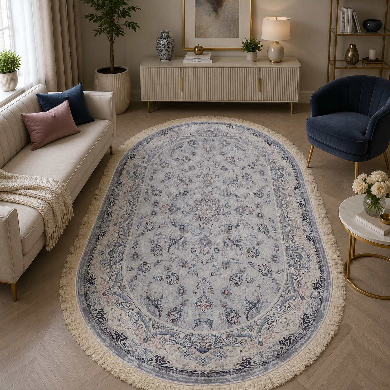 فرشینه طرح ابریشم ترک 3 متری 120*180