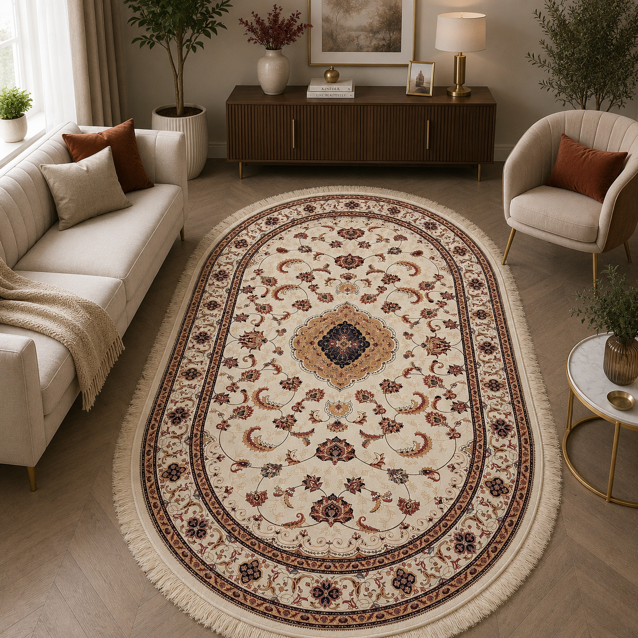 فرشینه طرح ابریشم ترک 3 متری 120*180