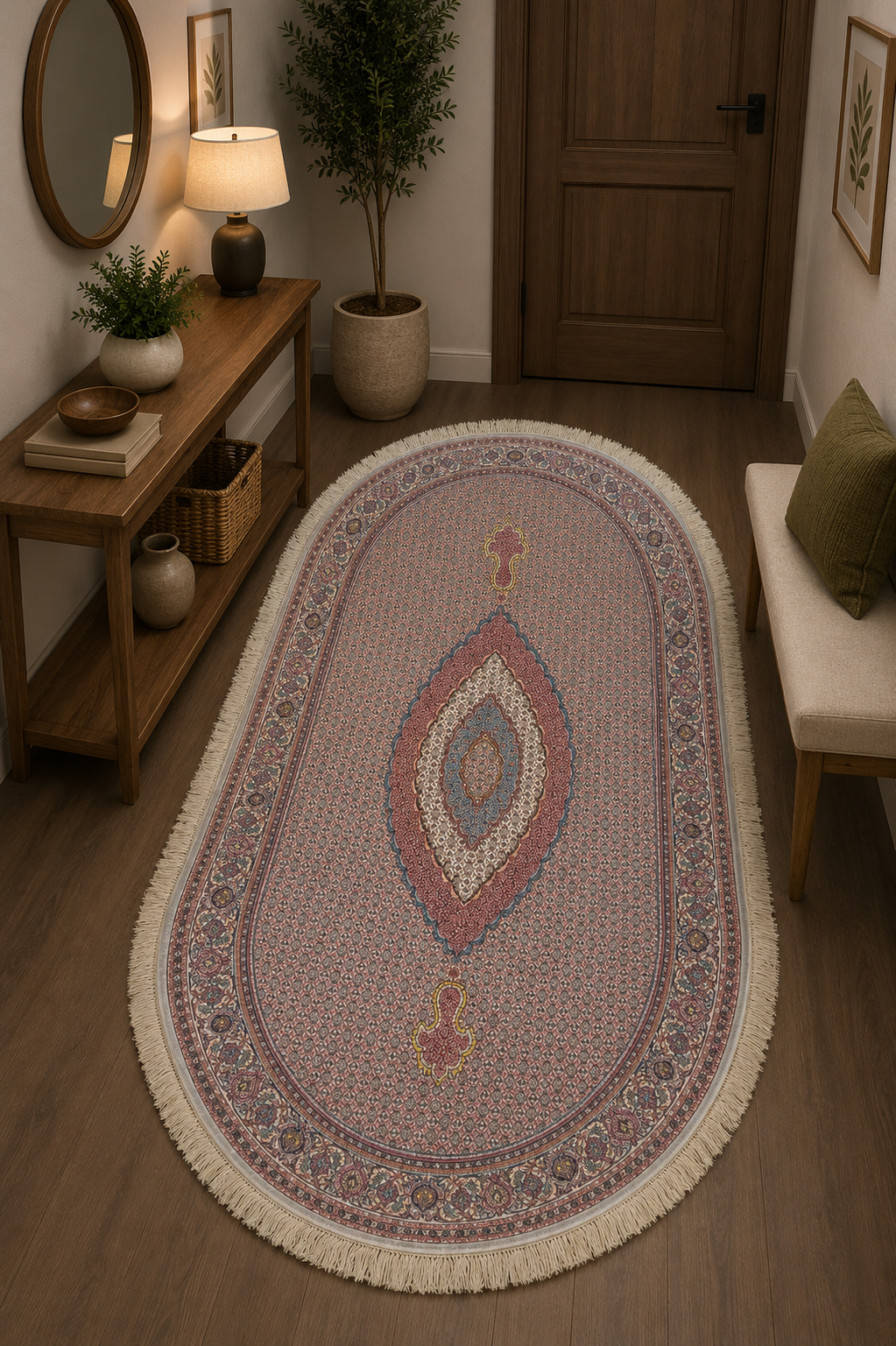 فرشینه طرح ابریشم 80*150