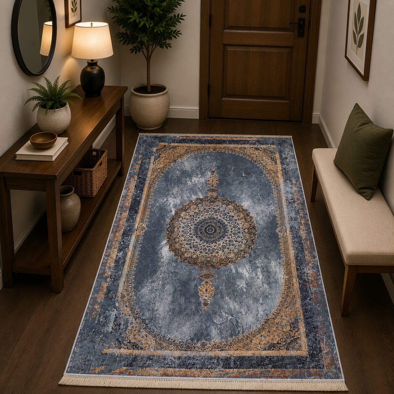 فرشینه طرح ابریشم 80*150
