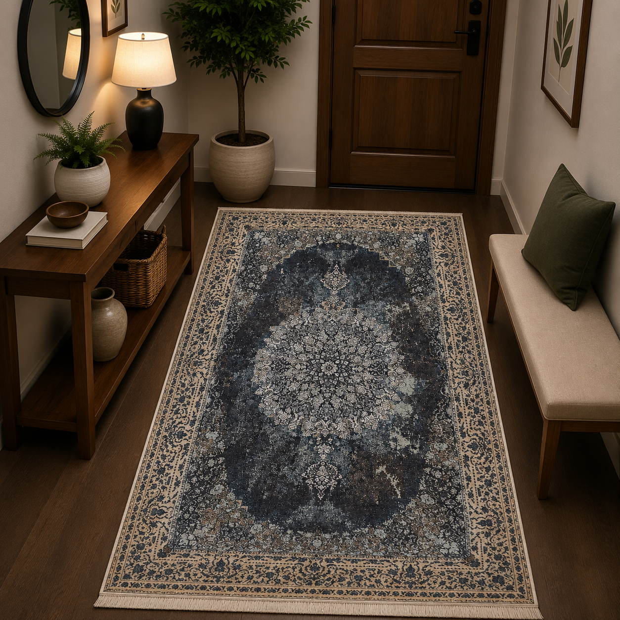 فرشینه طرح ابریشم 80*150