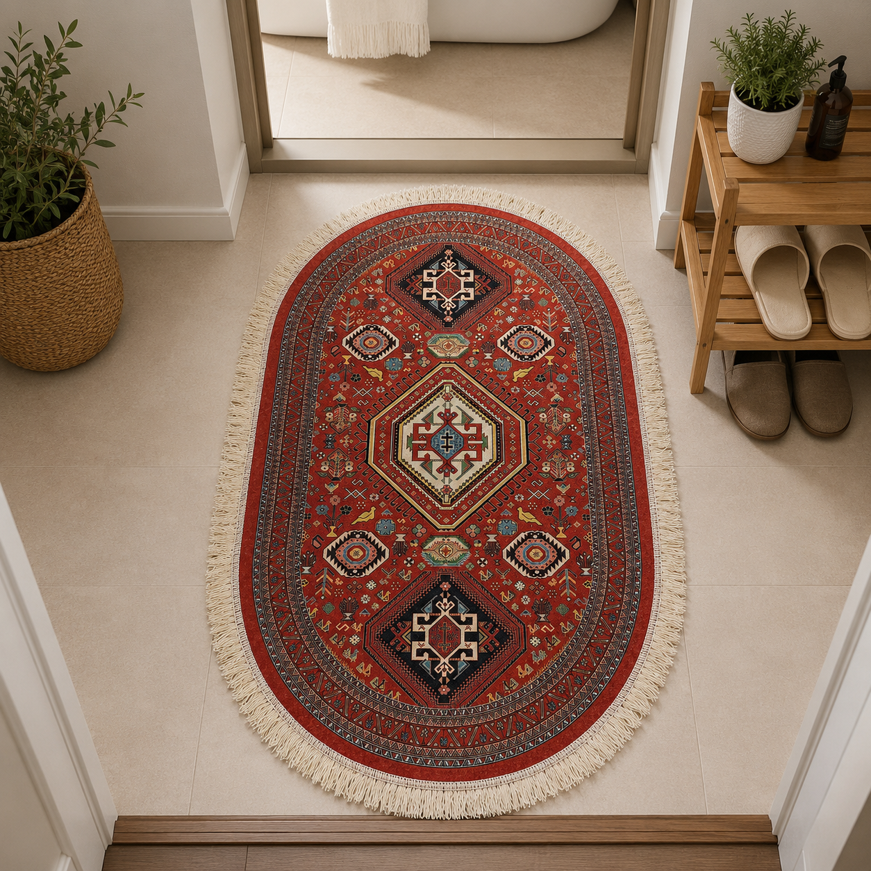 پادری طرح ابریشم ترک 50*80