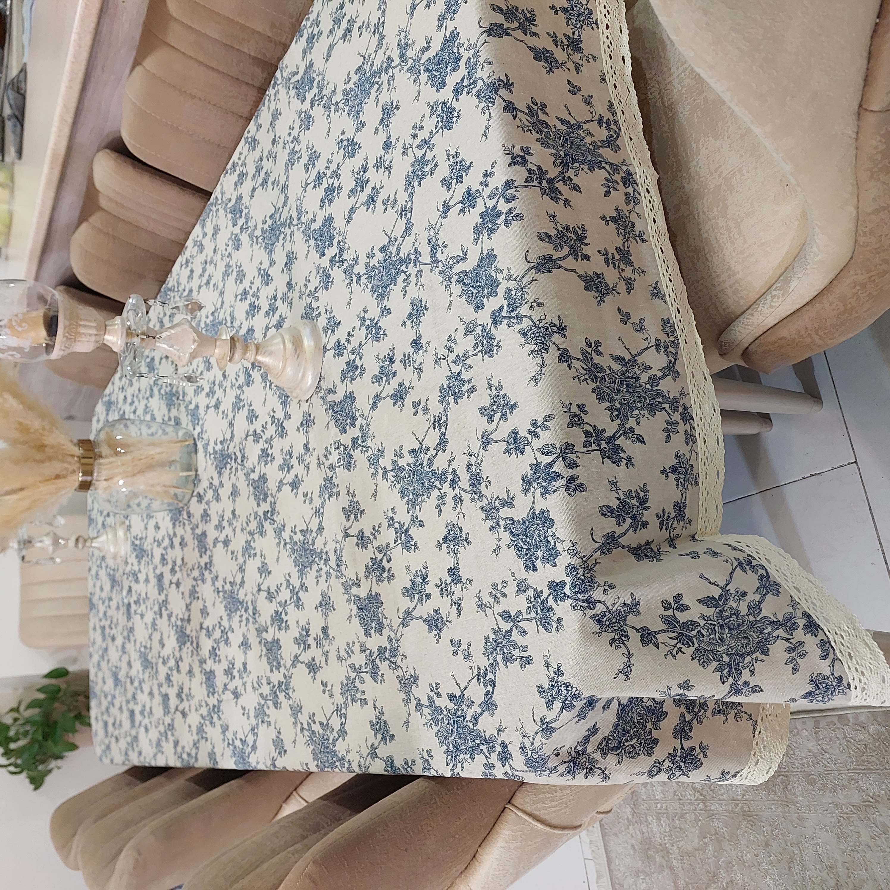 رومیزی ناهارخوری کتان مدل 3