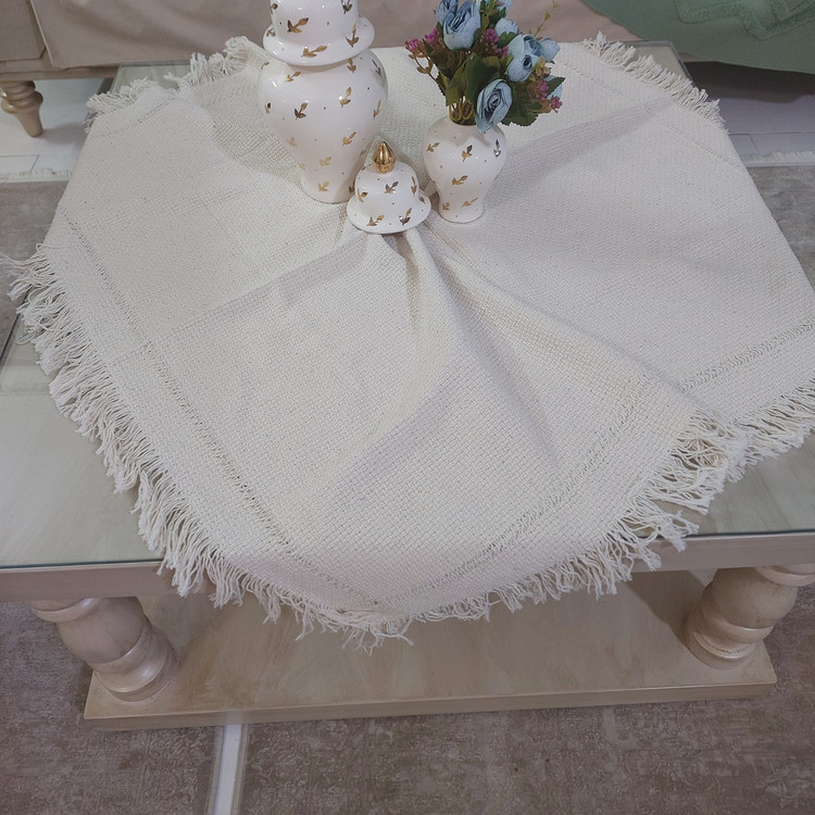رومیزی مربع 90*90 حصیری